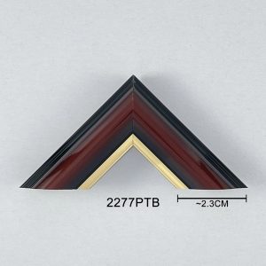 2277PTB Burgundy with Gold Lining